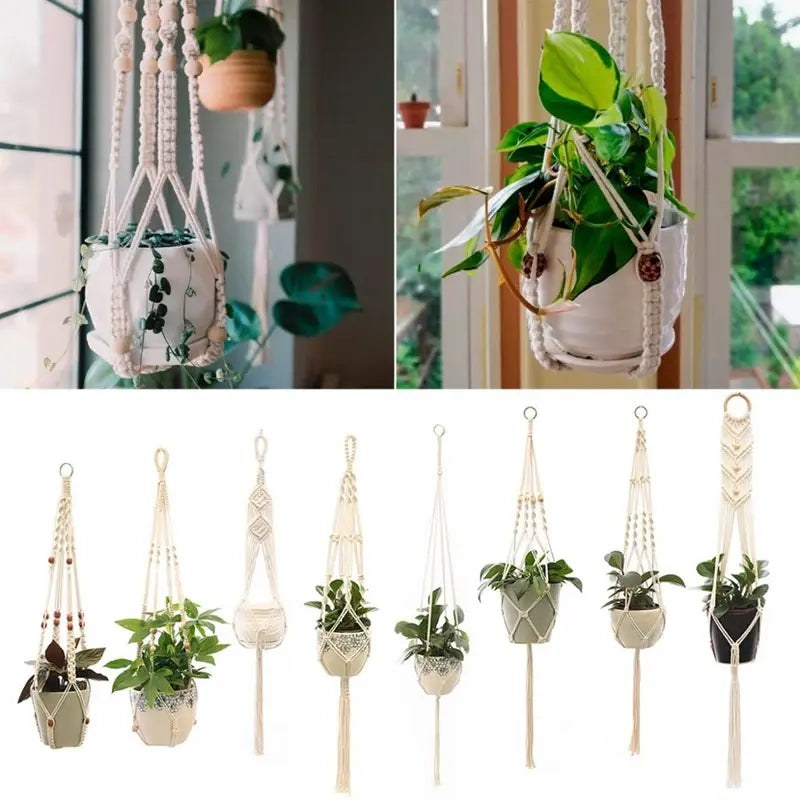 Hanging Plant Handmade Macrame Plant Han...