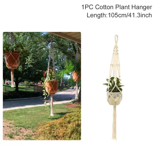 Hanging Plant Handmade Macrame Plant Han...