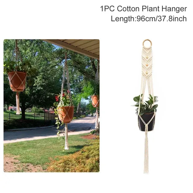 Hanging Plant Handmade Macrame Plant Han...