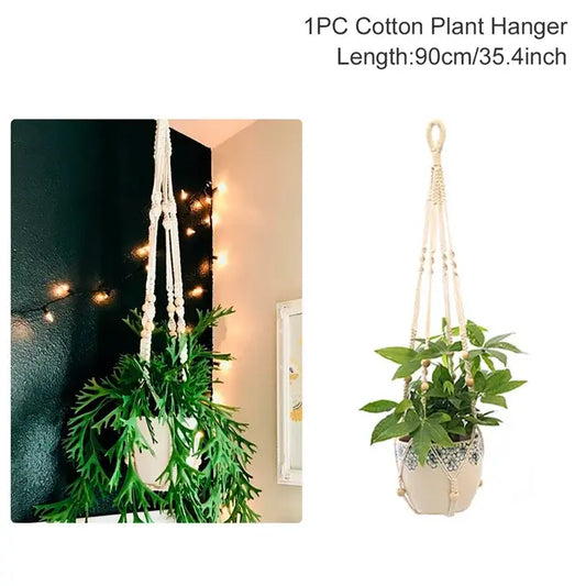 Hanging Plant Handmade Macrame Plant Han...