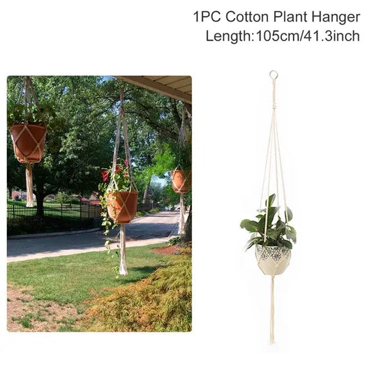 Hanging Plant Handmade Macrame Plant Han...