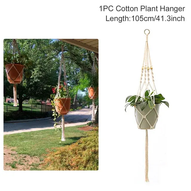 Hanging Plant Handmade Macrame Plant Han...