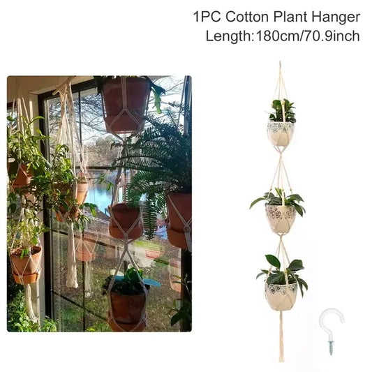 Hanging Plant Handmade Macrame Plant Han...