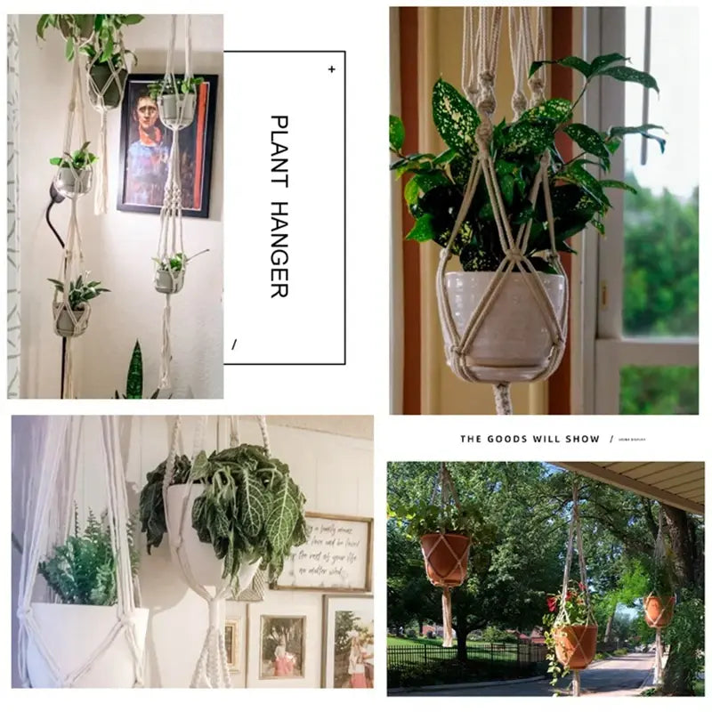 Hanging Plant Handmade Macrame Plant Han...