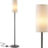 LED Floor Lamp with Linen Lampshade