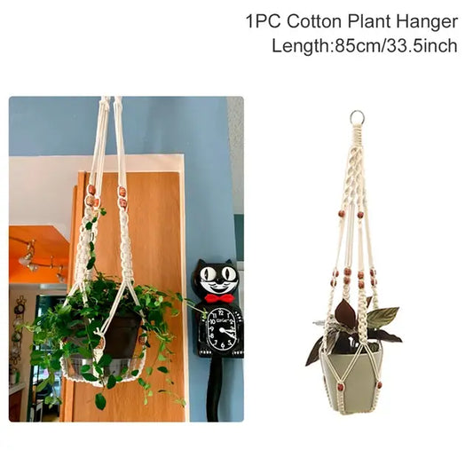 Hanging Plant Handmade Macrame Plant Han...